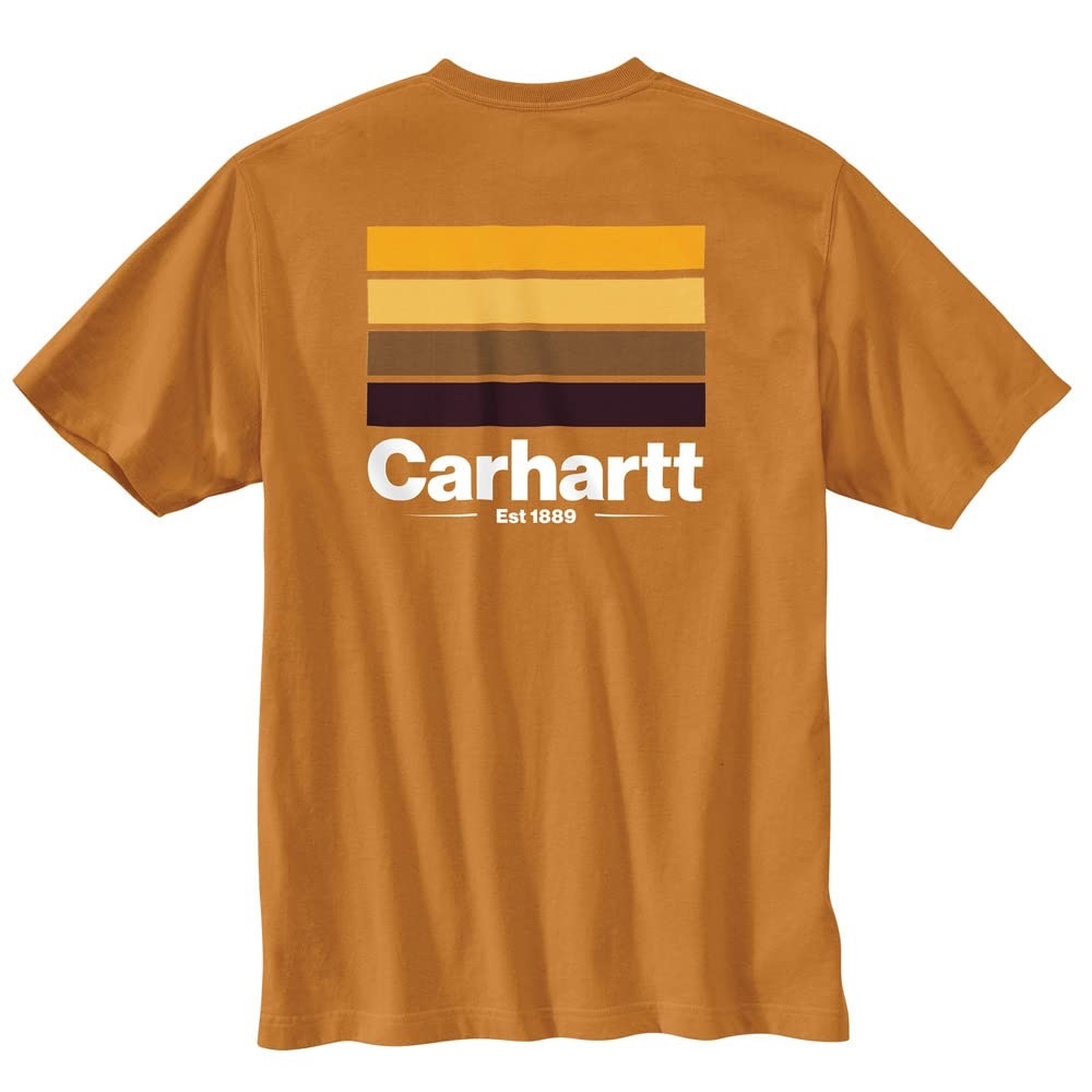 Carhartt Mens Relaxed Fit Pocket Graphic T Shirt Size XL Style# 105713 Q51